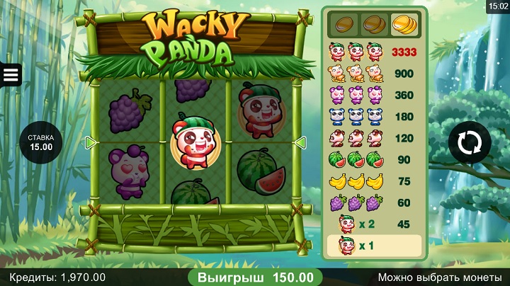 Игровой автомат Wacky Panda